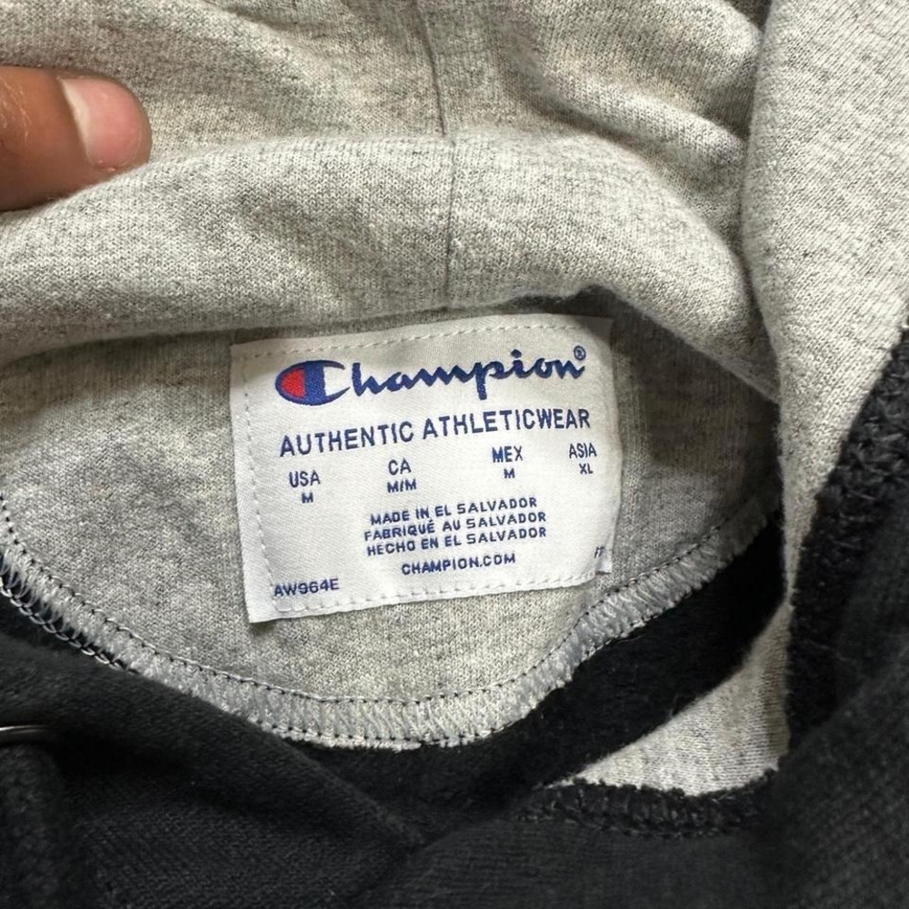 Champion Powerblend hoodie and Joggers tracksuit set black light blue 
Mens Sz M - Picture 4 of 8